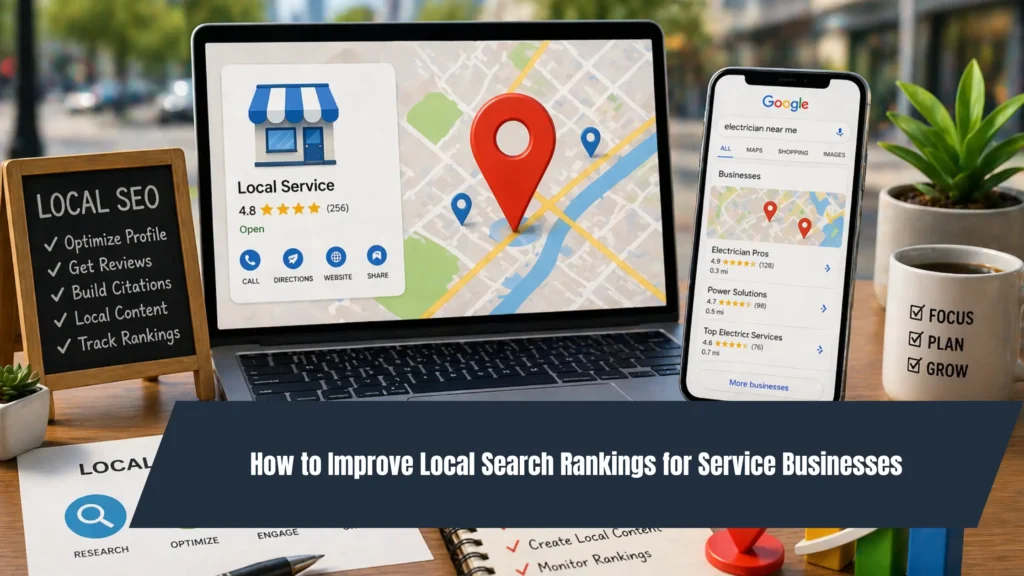 How to Improve Local Search Rankings for Service Businesses