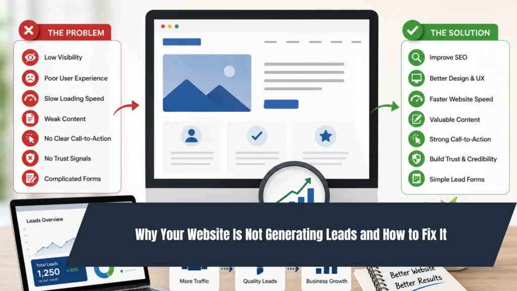Why Your Website Is Not Generating Leads and How to Fix It