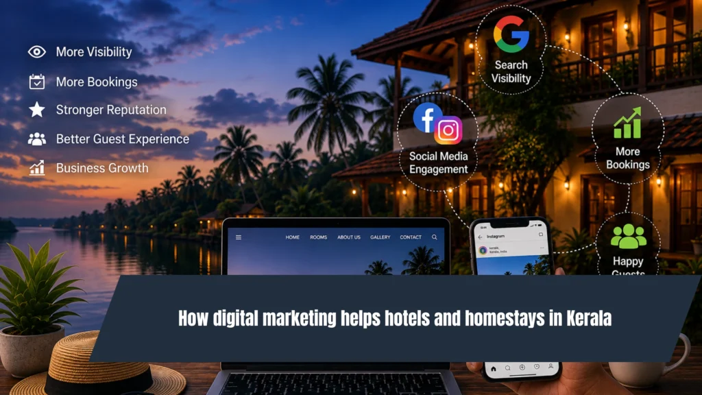 How digital marketing helps hotels and homestays in Kerala